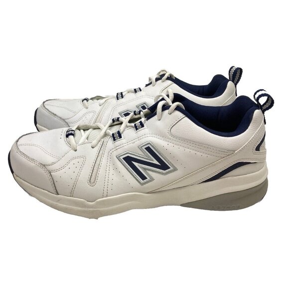 *New Balance 608 White Navy Mens 13 Casual Comfort Training Sneaker Shoe MX608V5 main image 11